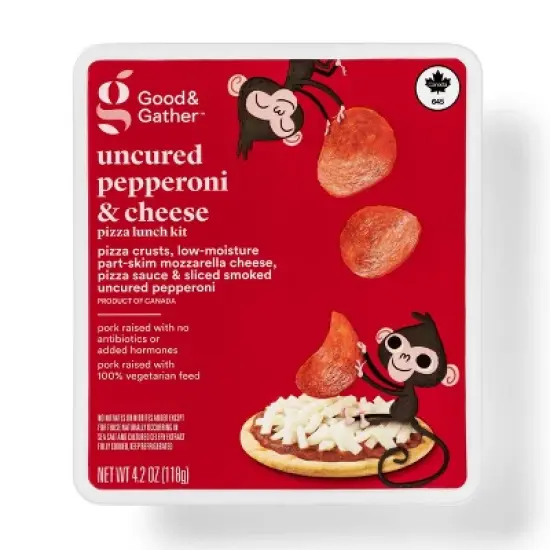 Uncured Pepperoni & Cheese Pizza Lunch Kit - 4.2oz - Good & Gather&trade; image {3}