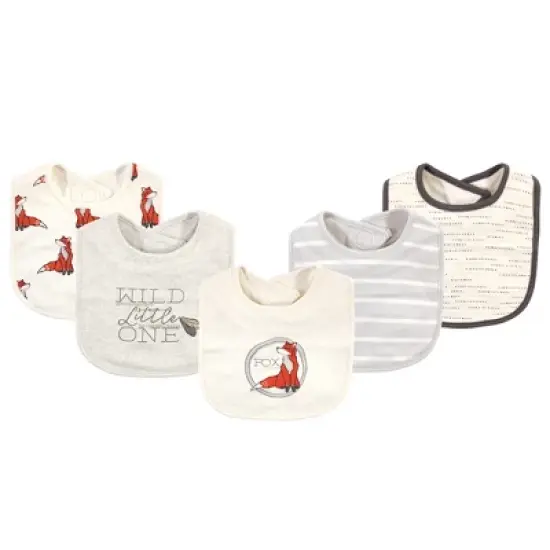 Touched by Nature Baby Boy Organic Cotton Layette Set and Giftset, Boho Fox, 0-6 Months image {2}