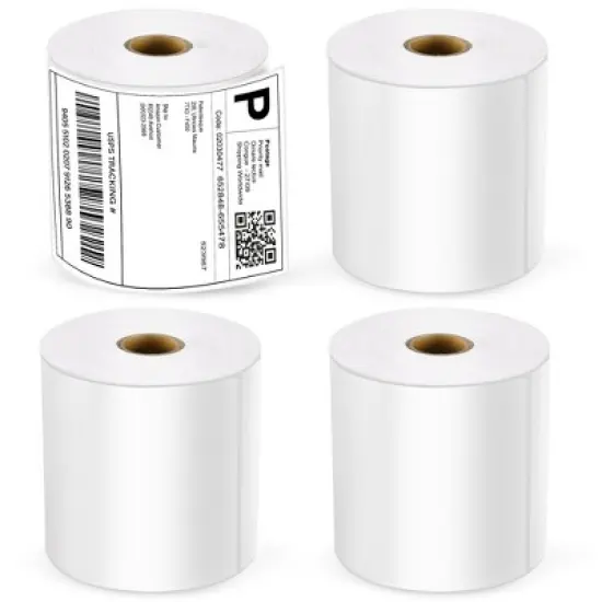 LotFancy 4x6 Thermal Labels, 1000 Shipping Labels, 4 Rolls-250 Labels per Roll image {9}