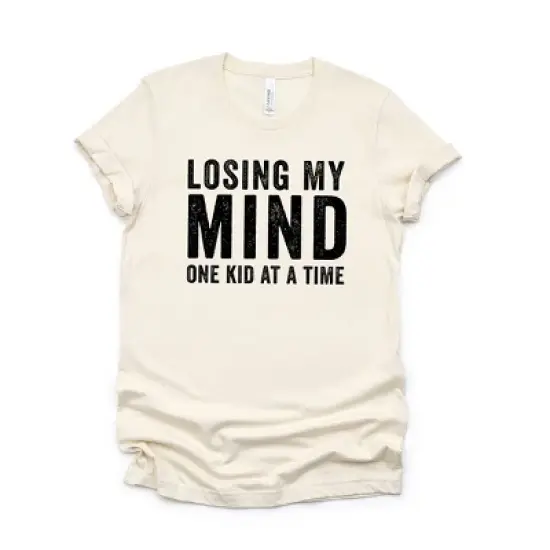 Simply Sage Market Women's Losing My Mind One Kid At A Time Short Sleeve Graphic Tee image {2}
