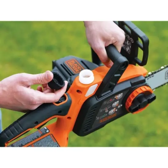 Black & Decker LCS1020 20V MAX Brushed Lithium-Ion 10 in. Cordless Chainsaw Kit (2 Ah) image {6}