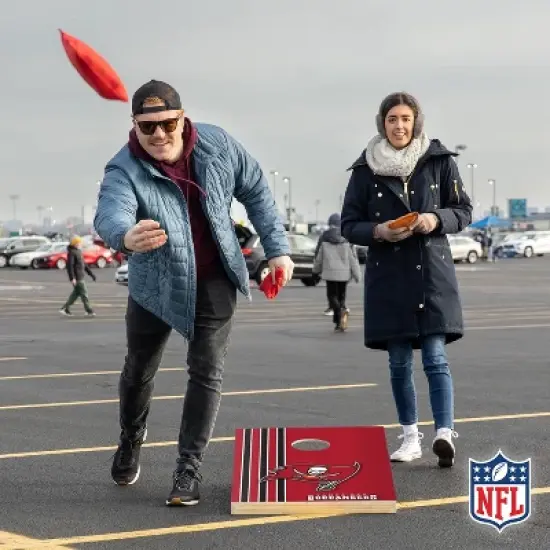NFL Tampa Bay Buccaneers 2'x3' Wood Cornhole Set image {6}