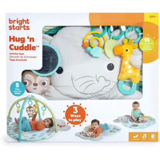 Bright Starts Hug &lsquo;n Cuddle Elephant Activity Gym image {24}