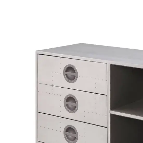 40" Brancaster File Cabinet Aluminum - Acme Furniture image {1}