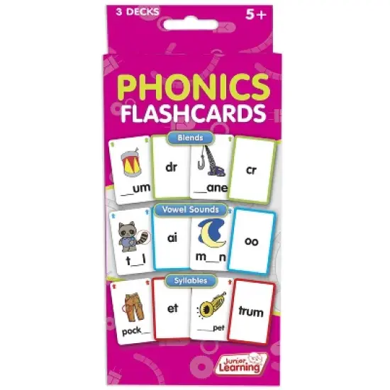 Junior Learning Phonics Flashcards image {1}