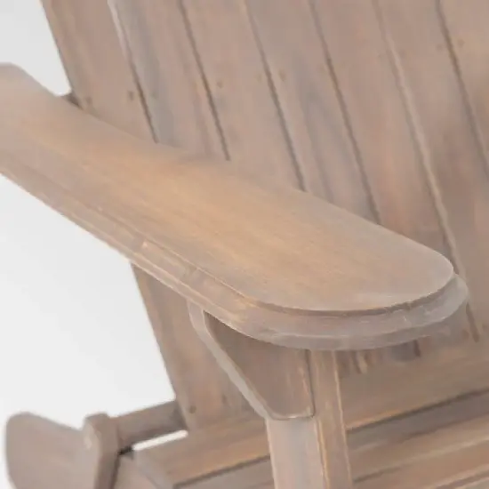 Malibu 3pc Acacia Wood Chat Set - Gray - Christopher Knight Home image {3}