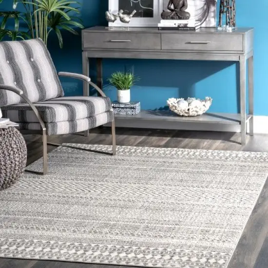 nuLOOM Catherina Transitional Geometric  Area Rug image {1}