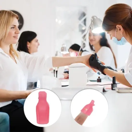 Unique Bargains Women's Durable Nail Art Removal Clip Kit 1 Set image {1}