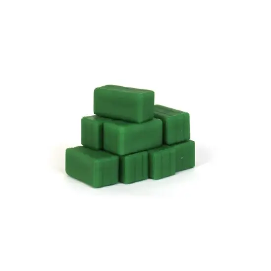 Standi Toys 1/64 Approximately 100 Plastic Green Hay Bales ST331, ST60102GR image {1}