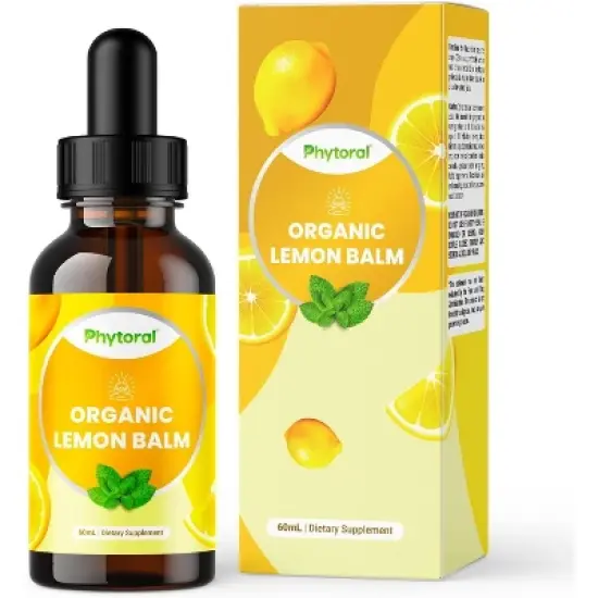 Organic Lemon Balm Drops, Liquid Extract for Immune Support, Promotes Mood & Relaxation, Phytoral, 15 servings image {8}