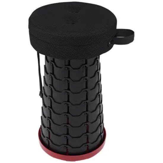 SoHo Urban Artist Collapsible Telescoping Stool with Upgraded Thick Cushion - Lightweight 2.46 lbs Pop Up Stool, Adjustable Seat Height 2.6'' to image {1}