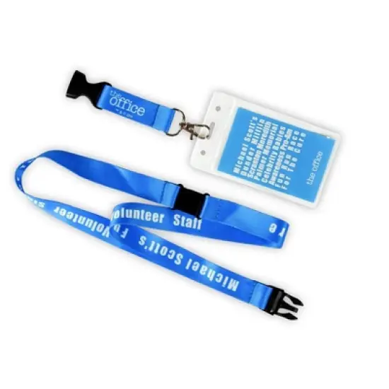 Just Funky The Office Fun Run Race For The Cure Lanyard & ID Badge | Raise Rabies Awareness image {6}
