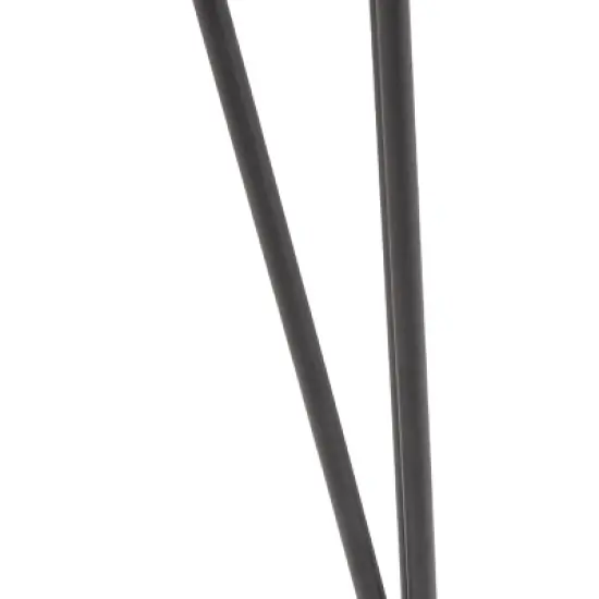 GDFStudio Avy Outdoor Industrial 62" Acacia Wood Bench with Hairpin Legs, Teak image {7}
