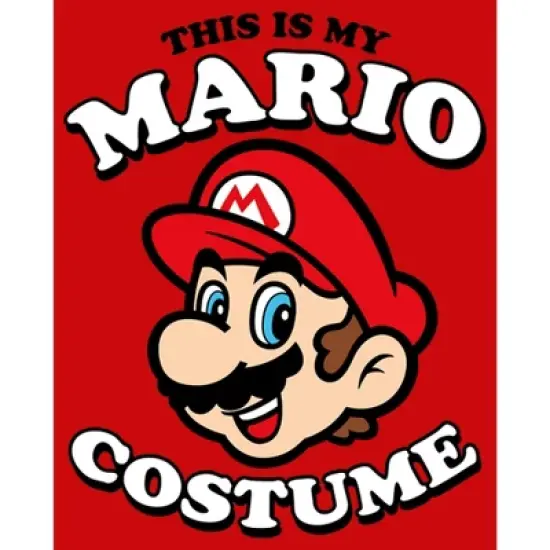 Boy's Nintendo This is my Mario Costume T-Shirt image {1}