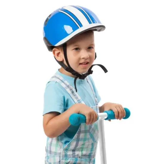 Toy Time Kids' 2-in-1 Convertible Scooter - Blue and White image {1}