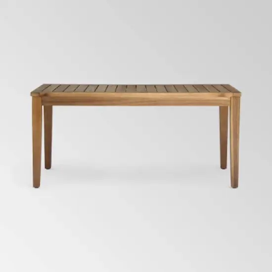 Newbury 4pc Acacia Wood Chat Set - Christopher Knight Home image {5}