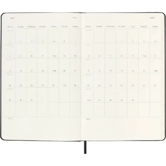 Moleskine 2023 Planner Daily 18 Month Large Hard Cover Black image {4}