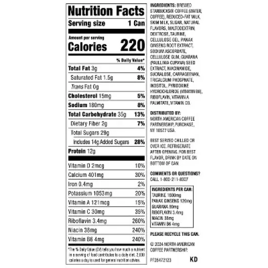 Starbucks Doubleshot Coffee - 15 fl oz Can image {5}