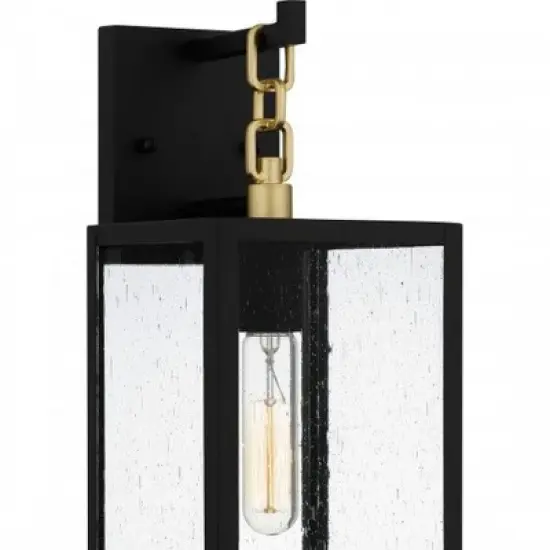 Quoizel Lighting Anchorage 1 - Light Sconce in  Matte Black image {1}