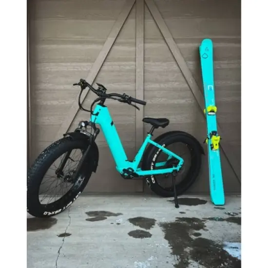 Velotric Adult Nomad 1 Plus 26" Step-Through Fat Tire Electric Cruiser Bike image {7}