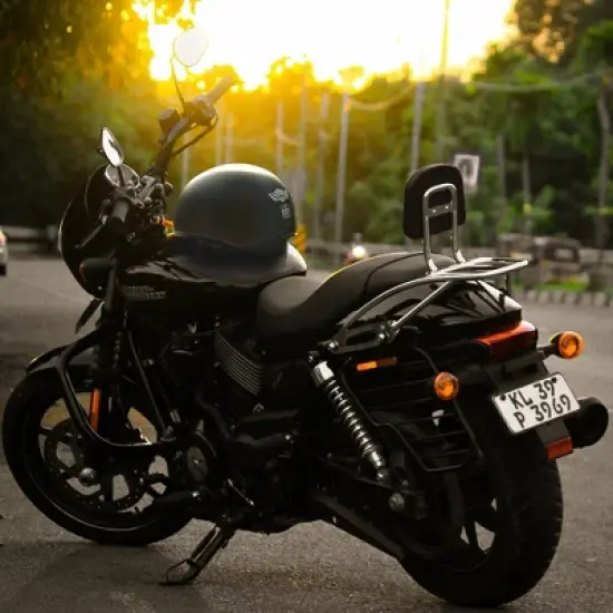 AHR Half Face Motorcycle Helmet Sun Visor DOT Approved Bike Chopper S-XL image {5}