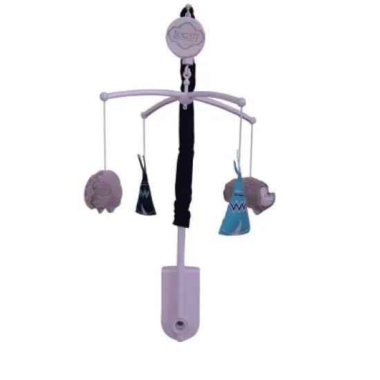 Bacati - Woodlands Forest Animals Aqua/Navy/Grey 10 pc Crib Bedding Set with 2 Crib Fitted Sheets image {4}