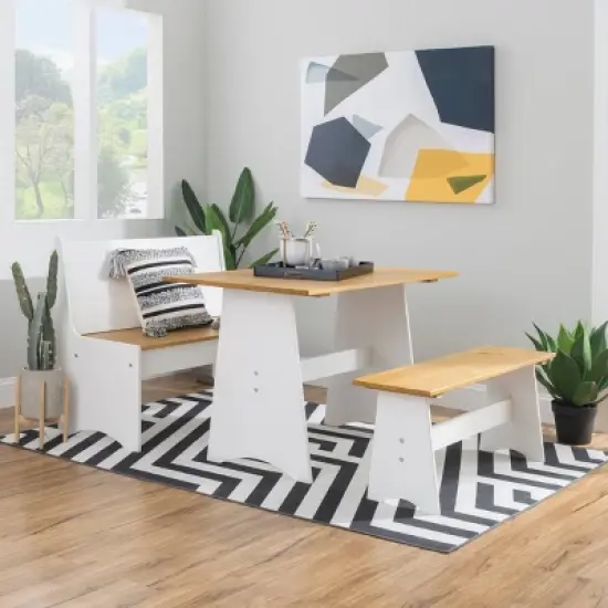 Large Merrill Back Rest Bench - Linon image {12}