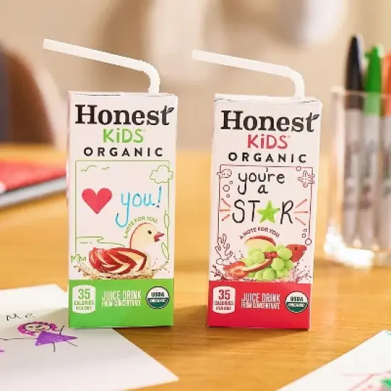 Honest Kids Organic Apple Juice Drink - 8pk/6 fl oz Box image {4}