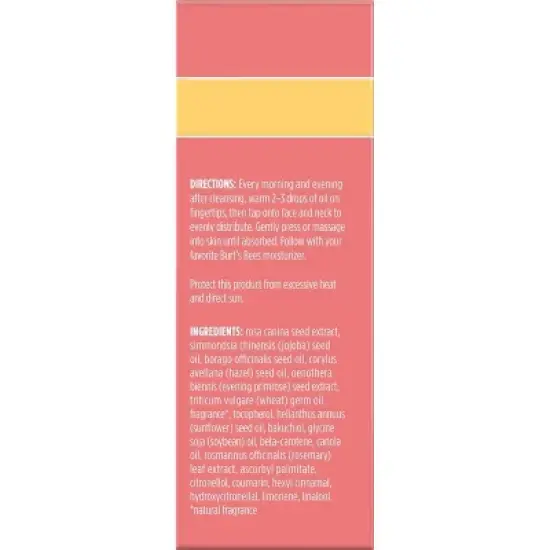 Burt's Bees Complete Nourishment Facial Oil - 0.51 fl oz image {10}