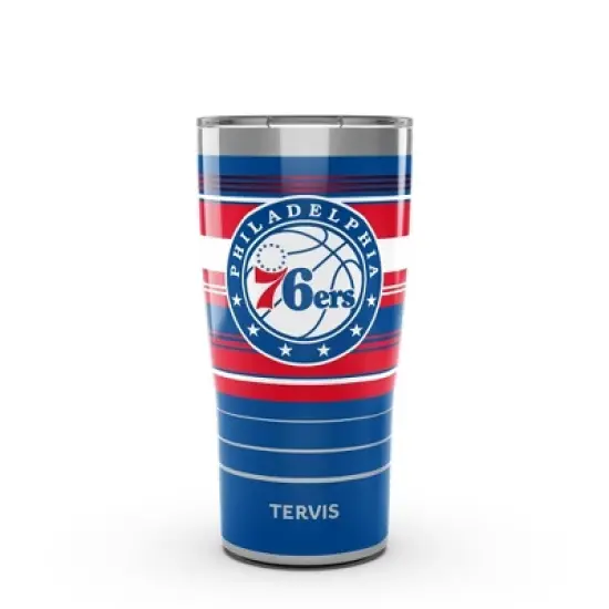 NBA Philadelphia 76ers 20oz Hype Stripes Stainless Steel Tumbler image {3}