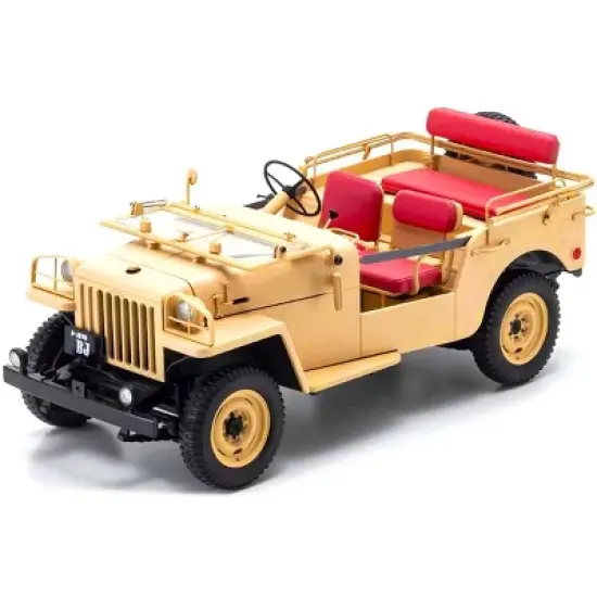 Toyota Land Cruiser BJ RHD (Right Hand Drive) Beige 1/18 Diecast Model Car by Kyosho image {1}