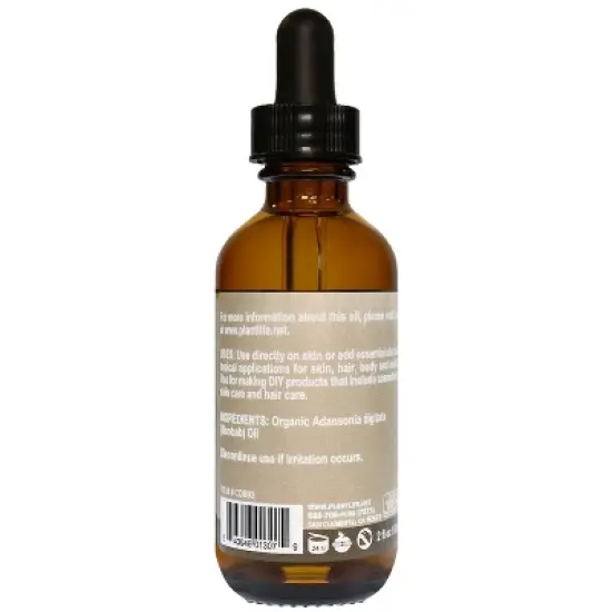 Plantlife Baobab Carrier Oil - Cold Pressed, Non-GMO, Gluten-Free - Perfect for Skin, Hair, and Personal Care image {5}