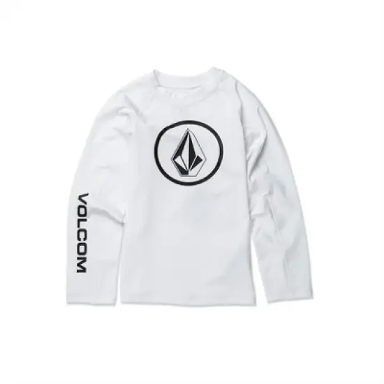 Volcom Toddler Boys Lido Solid Long Sleeve Upf 50 Rashguard image {3}