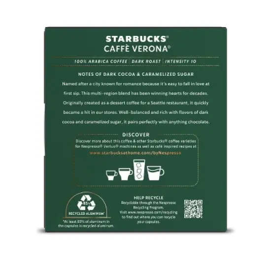 Starbucks by Nespresso Vertuo Line Caff Verona image {8}