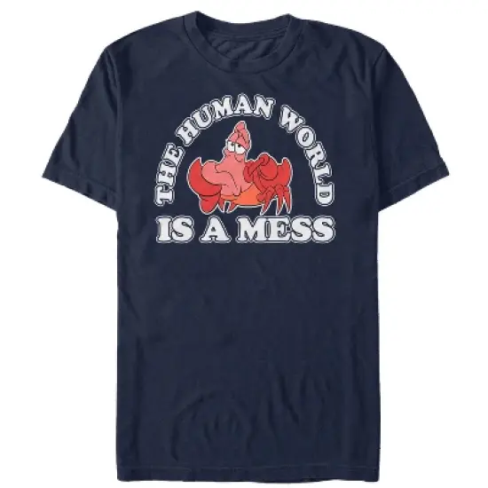Men's The Little Mermaid Sebastian Mess T-Shirt image {4}