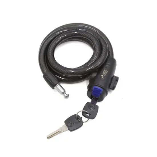 Unique Bargains Universal Bike Scooter Anti Thief Disc Safety Security Cable Wire Lock w/2 Keys image {4}