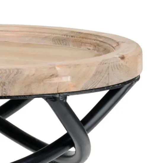 Easton Side Table Natural - Adore Decor image {2}
