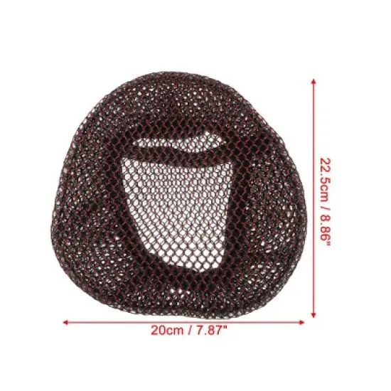 Unique Bargains Bike Bicycle Saddle Seat Cover Comfort Pad Padded Soft 3D Grid 8.86"x7.87" image {3}