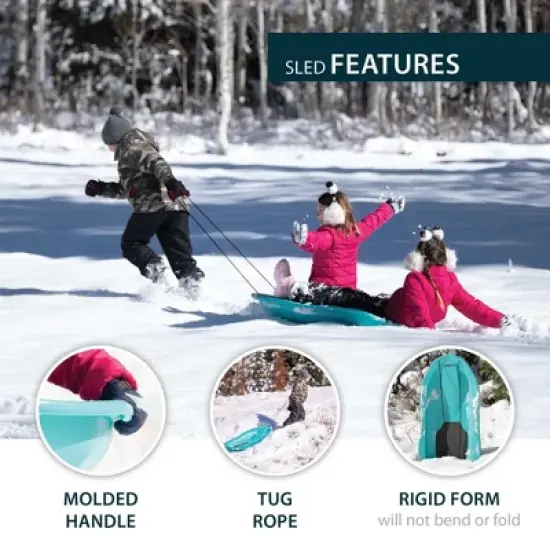 Lifetime 48 inch Premium Snow Sled 2-Pack image {3}