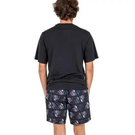 Star Wars Darth Vader Men's Crew Neck Short Sleeve Tee & Lounge Shorts Combo Set image {2}