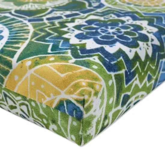 Outdoor Square Edge Seat Cushion - Omnia - Pillow Perfect image {1}