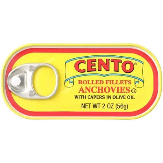 Cento Rolled Anchovy - Case of 25 - 2 oz image {1}