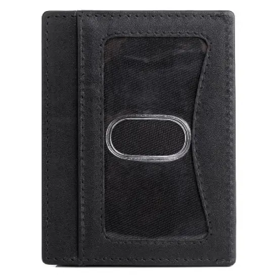 Dopp Alpha RFID Blocking Front Pocket Get-Away Wallet - Black image {1}