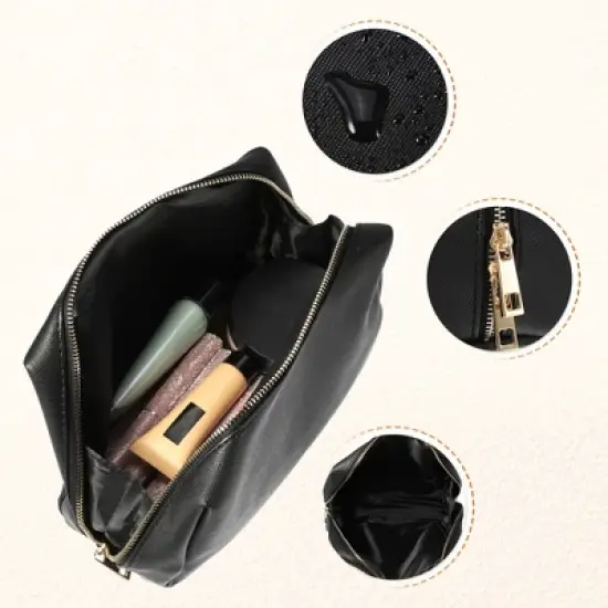 Unique Bargains Waterproof Portable Travel Cosmetic Bag 1 Pc image {4}