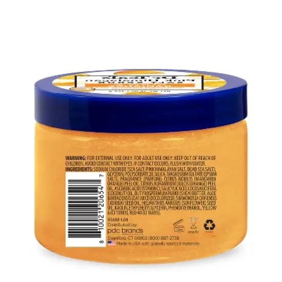 Dr Teal's Glow & Radiance Vitamin C Citrus Salt Scrub - 16oz image {4}