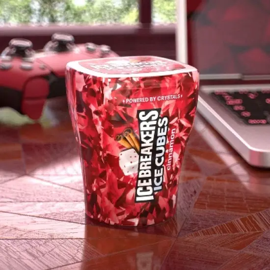 Ice Breakers Ice Cubes Cinnamon Sugar Free Chewing Gum - 3.24oz image {2}