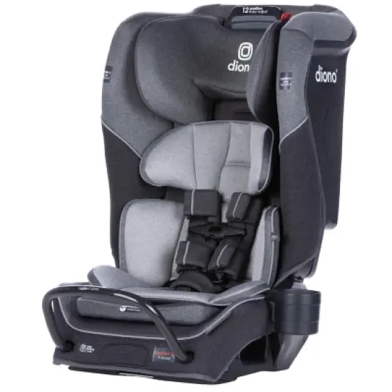 Diono Radian 3QX All-in-One Convertible Car Seat with Accessories, Gray Slate image {1}