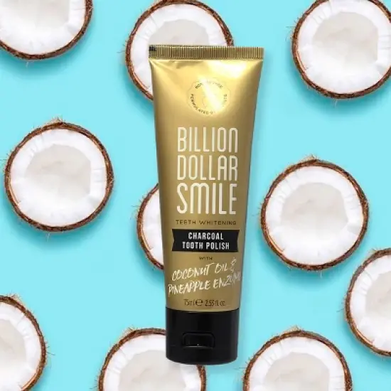 Billion Dollar Smile Charcoal Tooth Polish - 2.53 fl oz image {9}