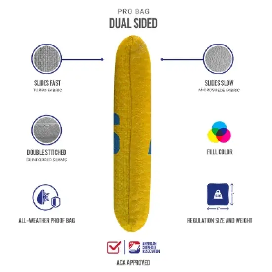 Gameday Los Angeles Yellow Synergy Pro Cornhole Bags (Set of 4) image {2}