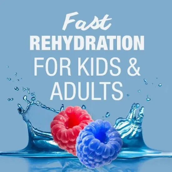 Pedialyte Advanced Care Electrolyte Solution Hydration Drink - Blue Raspberry - 33.8 fl oz image {4}